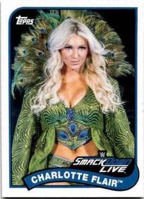 Charlotte Flair #22 Wrestling Cards 2018 Topps WWE Heritage