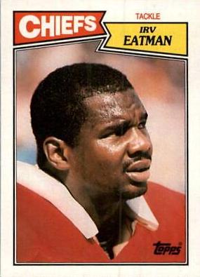 Irv Eatman #166 Football Cards 1987 Topps