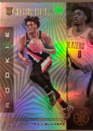 Nassir Little #189 Basketball Cards 2019 Panini Illusions