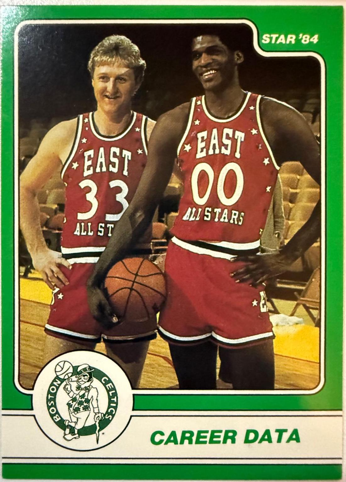 Larry Bird #16 Basketball Cards 1984 Star
