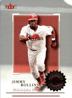 Jimmy Rollins #30 Baseball Cards 2001 Fleer Authority