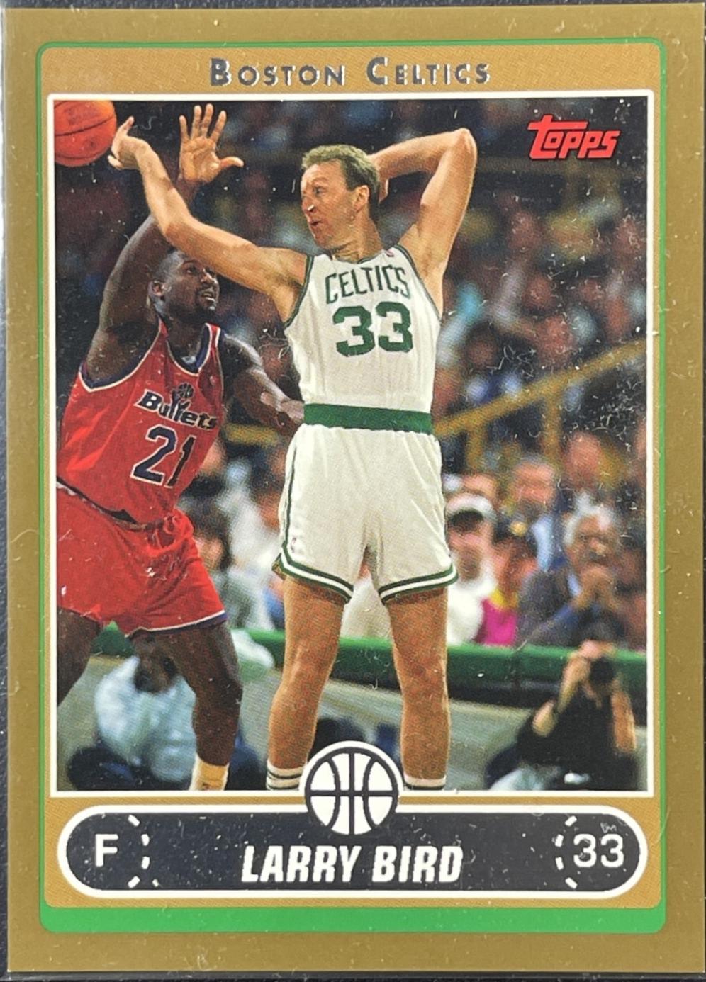 Larry Bird #33aa 2006 Topps Basketball