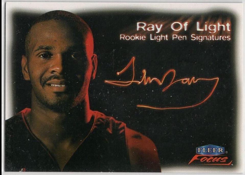 Tim James #12 RL Basketball Cards 1999 Fleer Focus Ray of Light