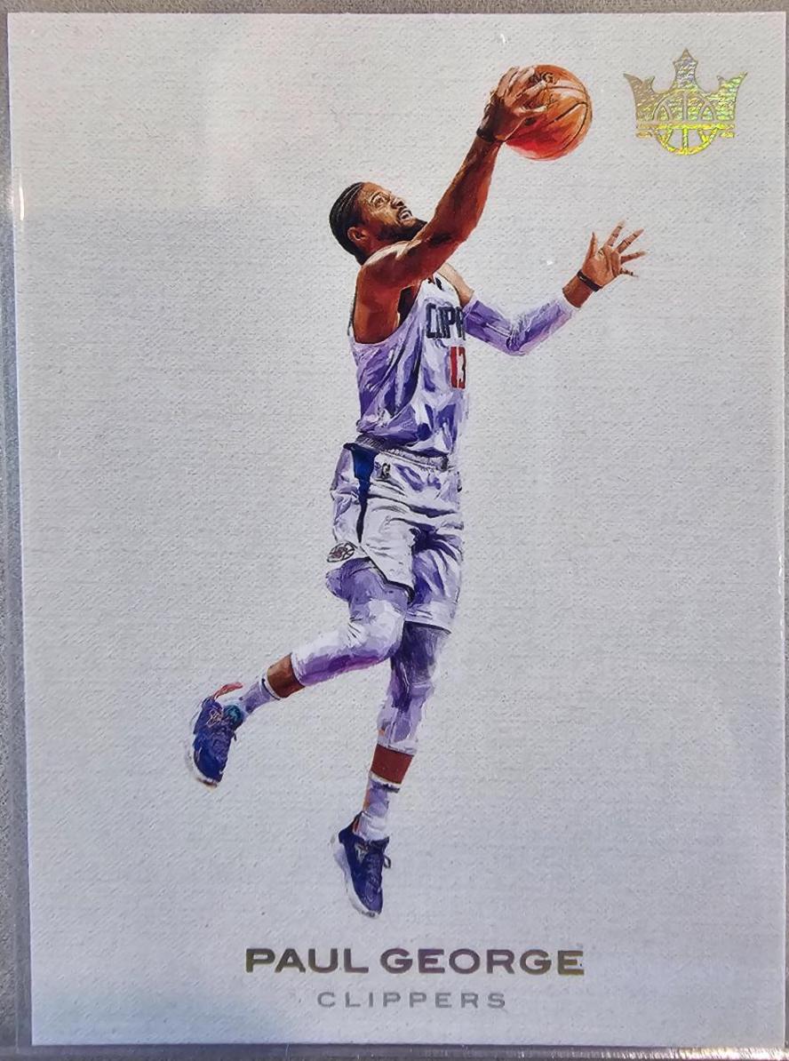 Paul George #35 Basketball Cards 2020 Panini Court Kings Blank Slate