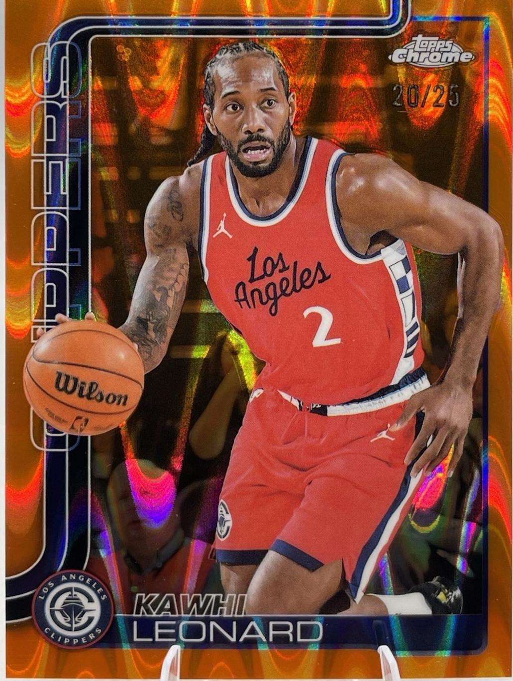 Kawhi Leonard [RayWave Orange Refractor] #44 Prices | 2025 Topps