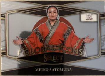 Meiko Satomura #11 Wrestling Cards 2022 Panini Select WWE Global Icons