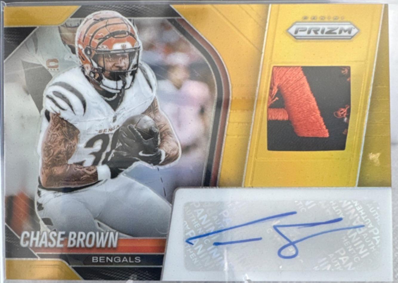 Chase Brown [Gold] #PAU-CBN