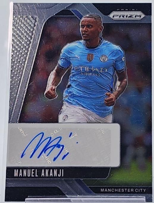 Manuel Akanji #12 2024 Panini Prizm Premier League Signature