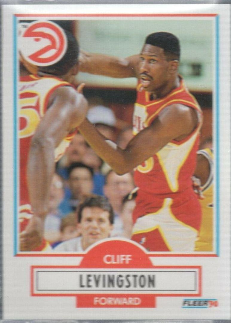Cliff Livingston #2 Basketball Cards 1990 Fleer