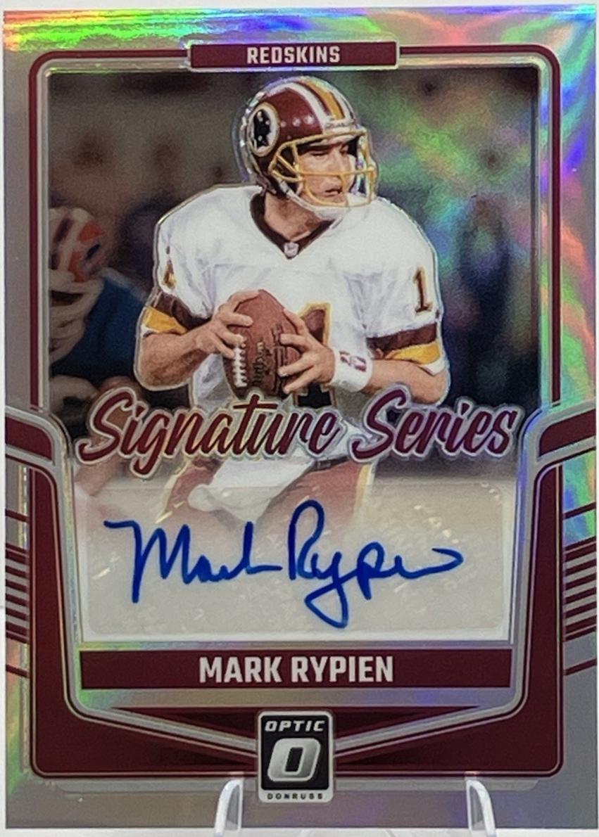 Mark Rypien #SSH-MRN Football Cards 2024 Panini Donruss Optic Signature Series Holo