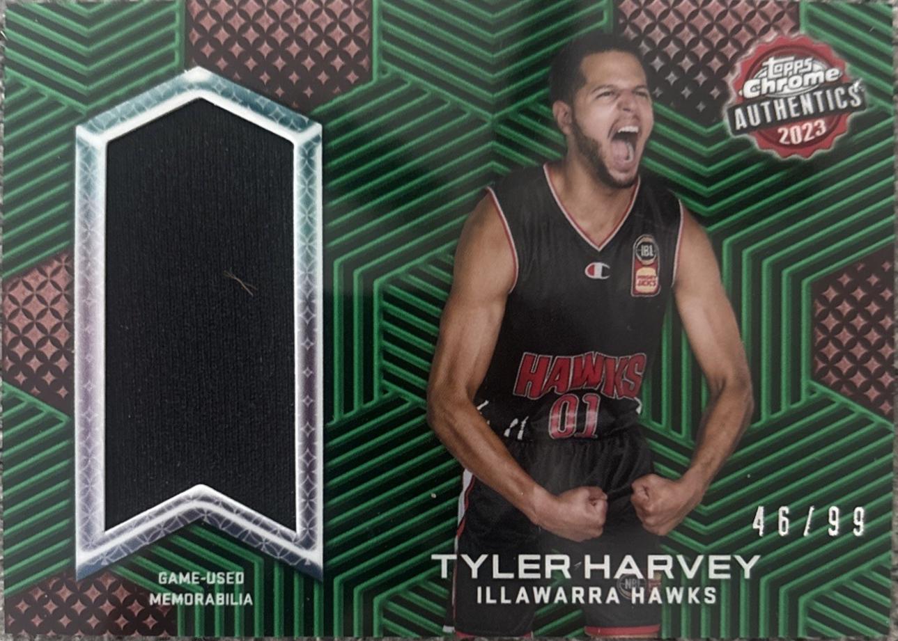 Tyler Harvey #TCA-TH 2022 Topps Chrome National Basketball League Authentics