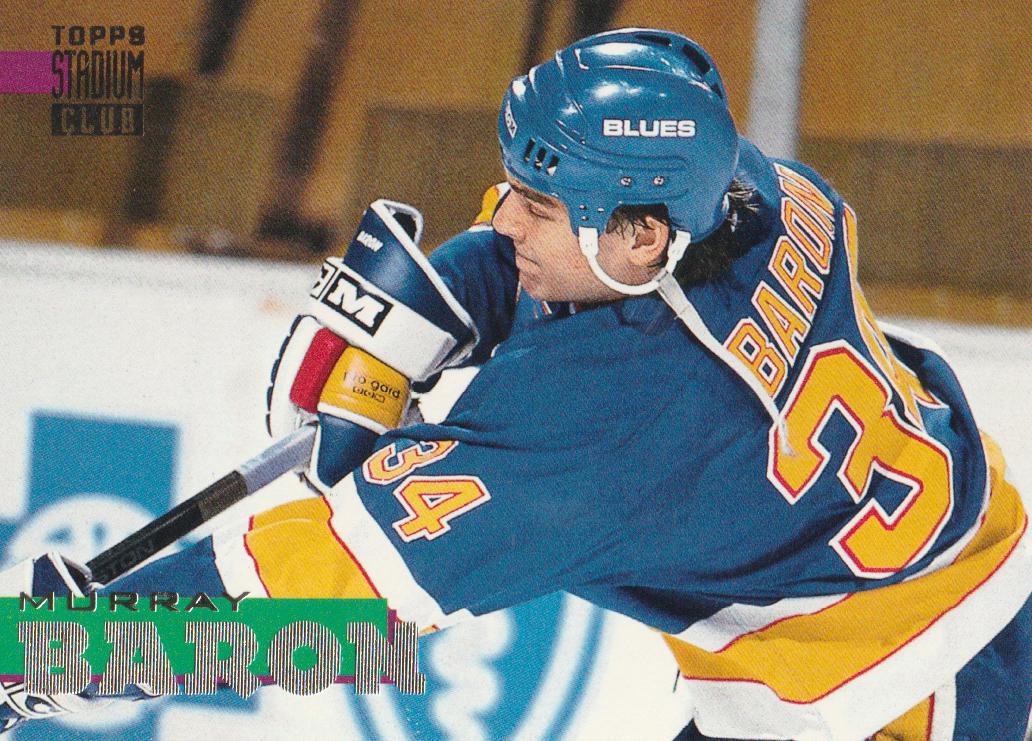 Murray Baron #168 Hockey Cards 1994 Stadium Club