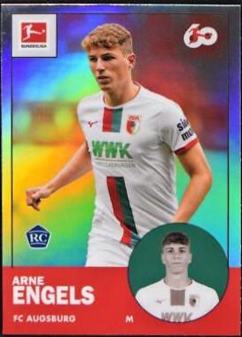 Arne Engels #TAN-1 Soccer Cards 2023 Topps Chrome Bundesliga 1963 Topps