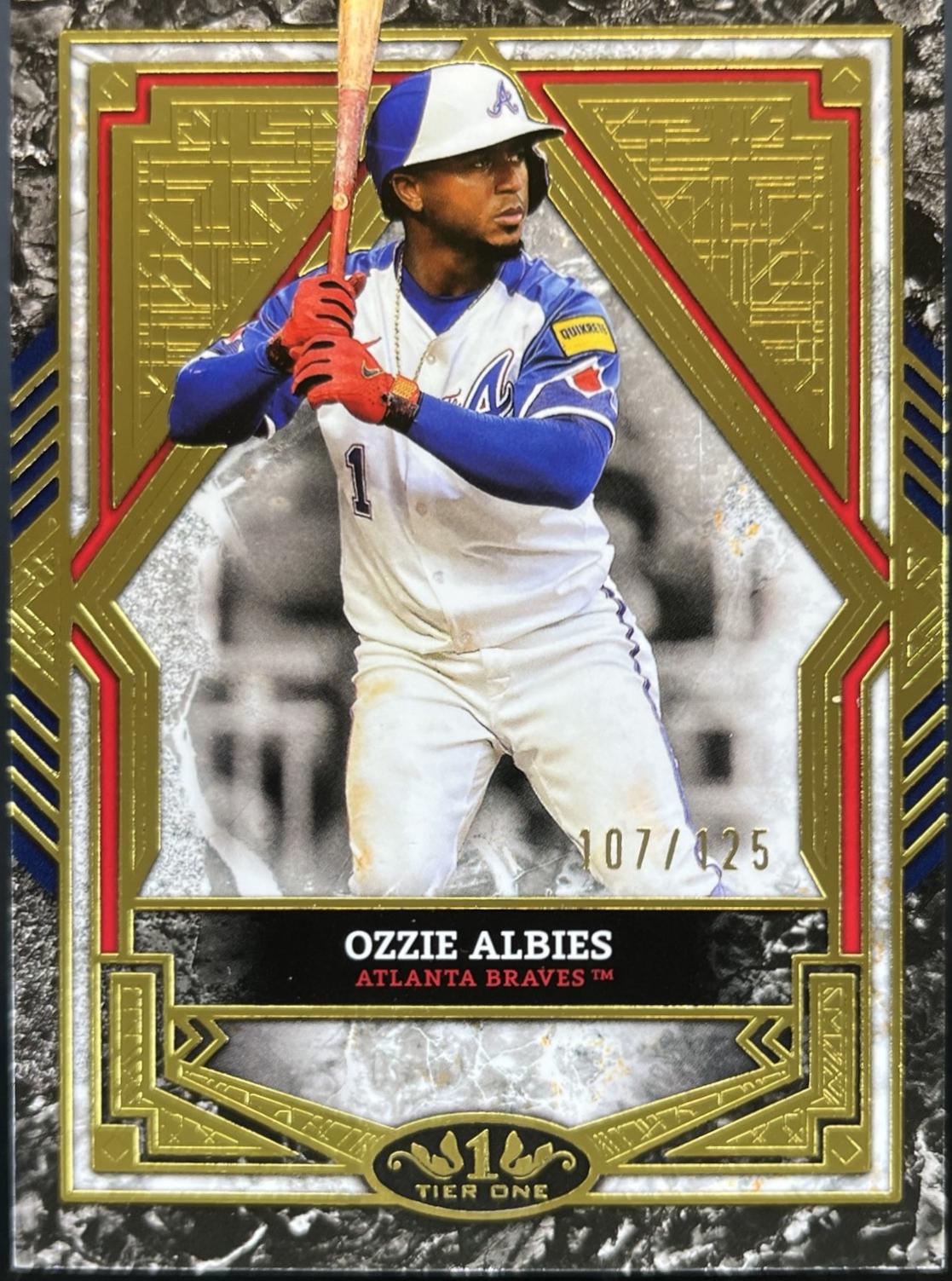 Ozzie Albies #54 2025 Topps Tier One Baseball