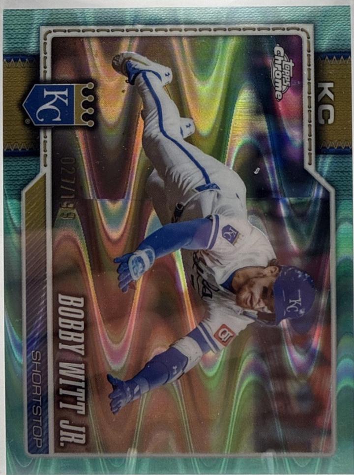 2026 Bobby Witt Jr. [Aqua Raywave Refractor] #12