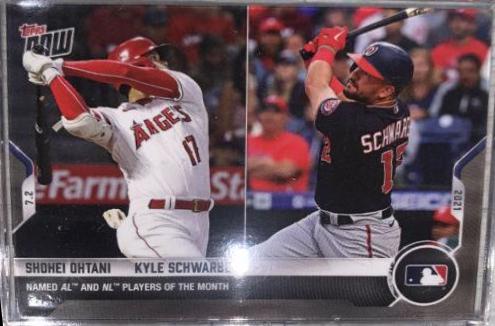 Shohei Ohtani, Kyle Schwarber #444 Baseball Cards 2021 Topps Now