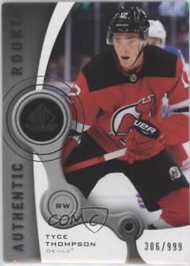 Tyce Thompson #R-61 Hockey Cards 2021 SP Game Used 2005-06 Retro Rookies