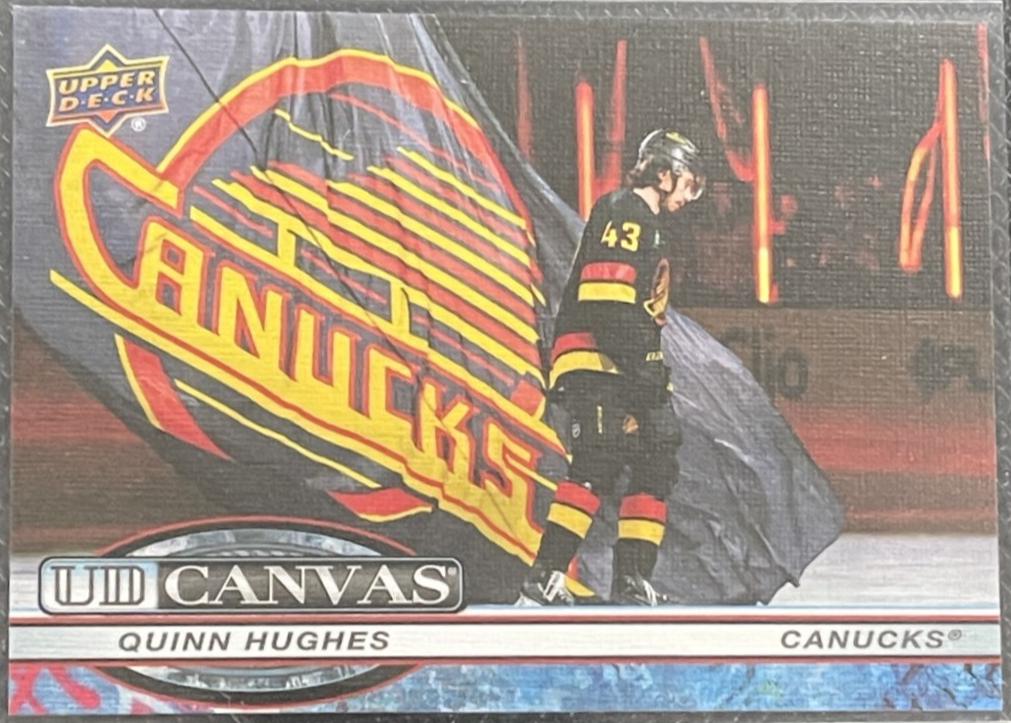 Quinn Hughes #C-158 2025 Upper Deck Series 2 UD Canvas Hockey
