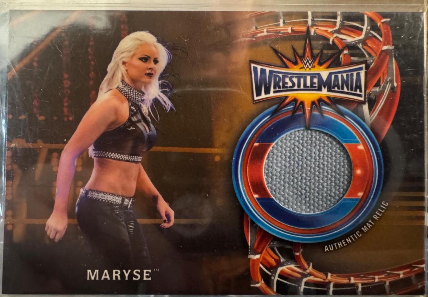 Maryse #WM-MA Wrestling Cards 2018 Topps WWE Road To Wrestlemania 33 Mat Relics