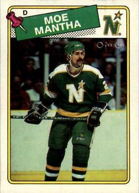 Moe Mantha #30 Hockey Cards 1988 O-Pee-Chee