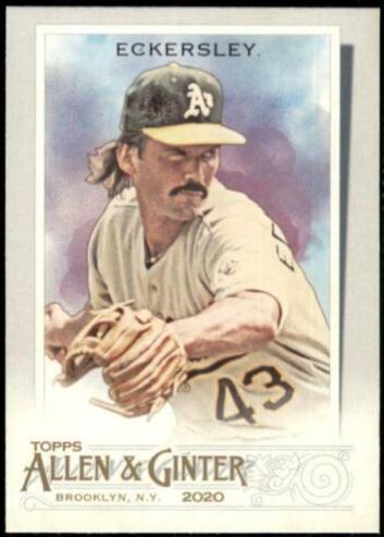 Dennis Eckersley #312 Baseball Cards 2020 Topps Allen & Ginter