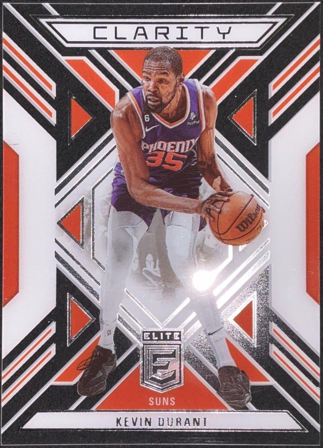 Kevin Durant #6 Basketball Cards 2023 Donruss Elite Clarity