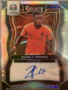 Quincy Promes #SI-QP Soccer Cards 2020 Panini Select UEFA Euro Signatures