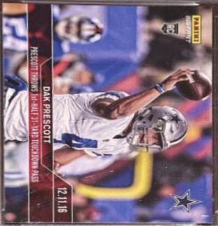 Dak Prescott #2 Football Cards 2016 Panini Instant NFL