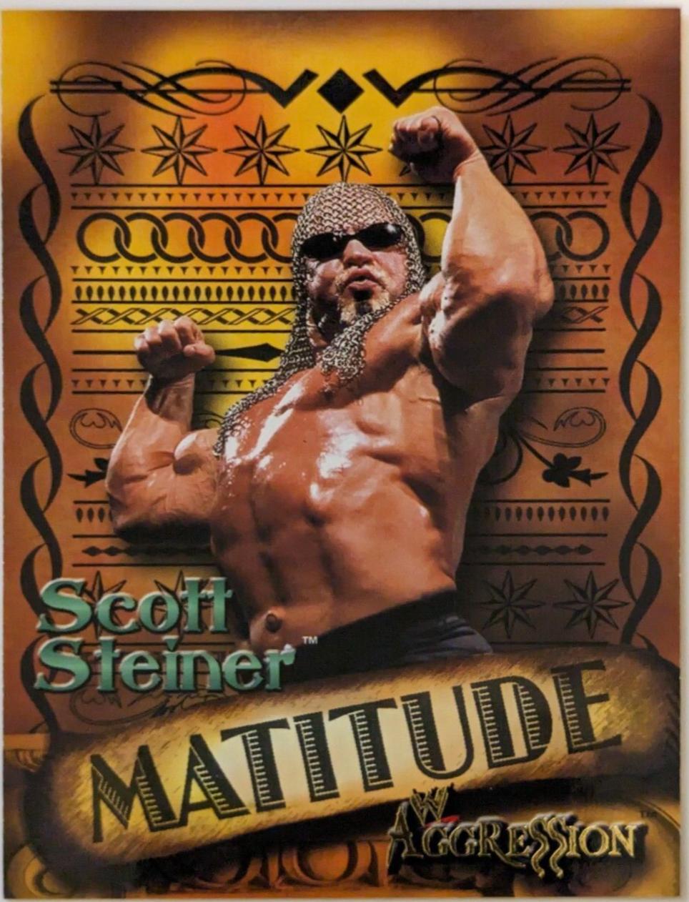 Scott Steiner #8 Wrestling Cards 2003 Fleer WWE Aggression Matitude