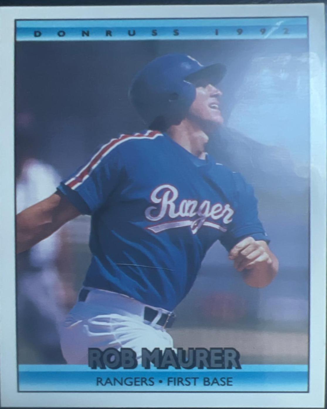 Rob Maurer #703 Baseball Cards 1992 Donruss
