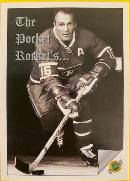 Henri Richard #95 1991 Ultimate Original Six Hockey