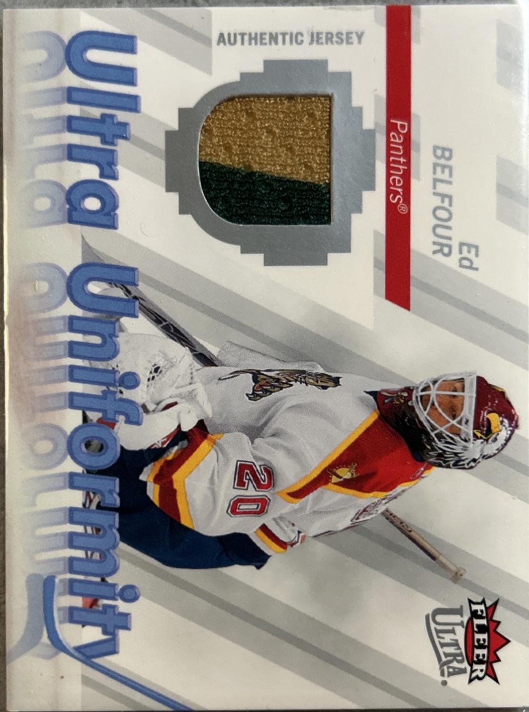 Ed Belfour #U-EB Hockey Cards 2007 Ultra Uniformity
