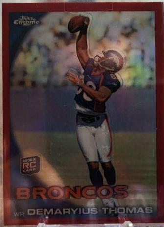 Demaryius Thomas [With Helmet Red Refractor] #C110