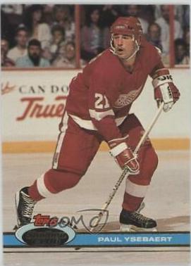 Paul Ysebaert #171 Hockey Cards 1991 Stadium Club