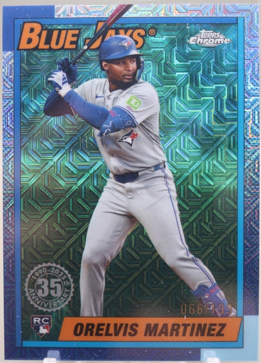 Orelvis Martinez #T90C-42 2025 Topps 1990 Chrome Baseball
