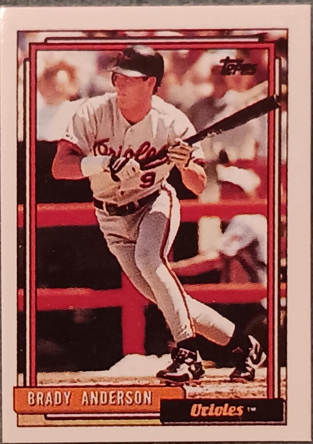 Brady Anderson #268 Baseball Cards 1992 Topps Micro
