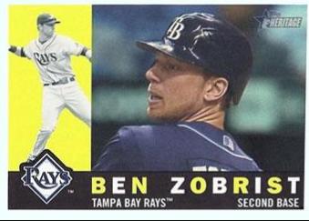 Ben Zobrist #689 2009 Topps Heritage Baseball