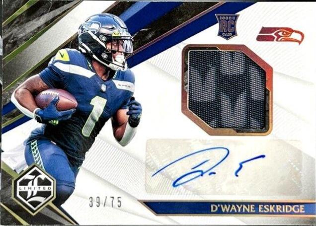 D'Wayne Eskridge [Patch Autograph Gold Spotlight] #161