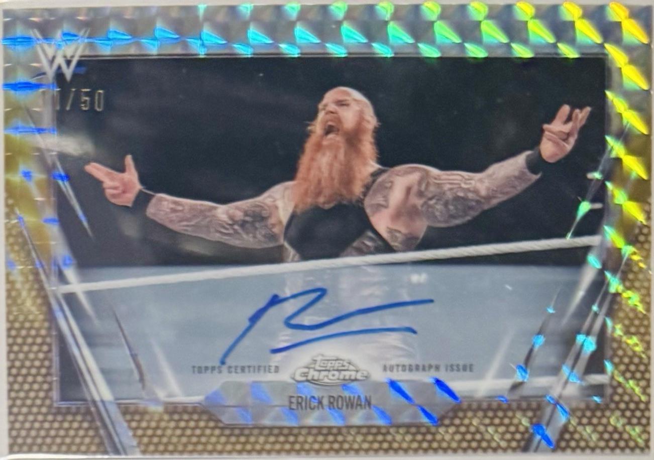 Erick Rowan [Gold Geometric] #BCA-ERO