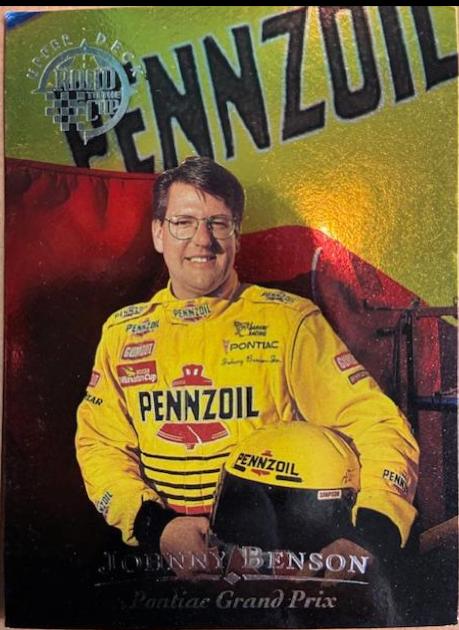 Johnny Benson #RC29 Racing Cards 1996 Upper Deck Road to the Cup NASCAR