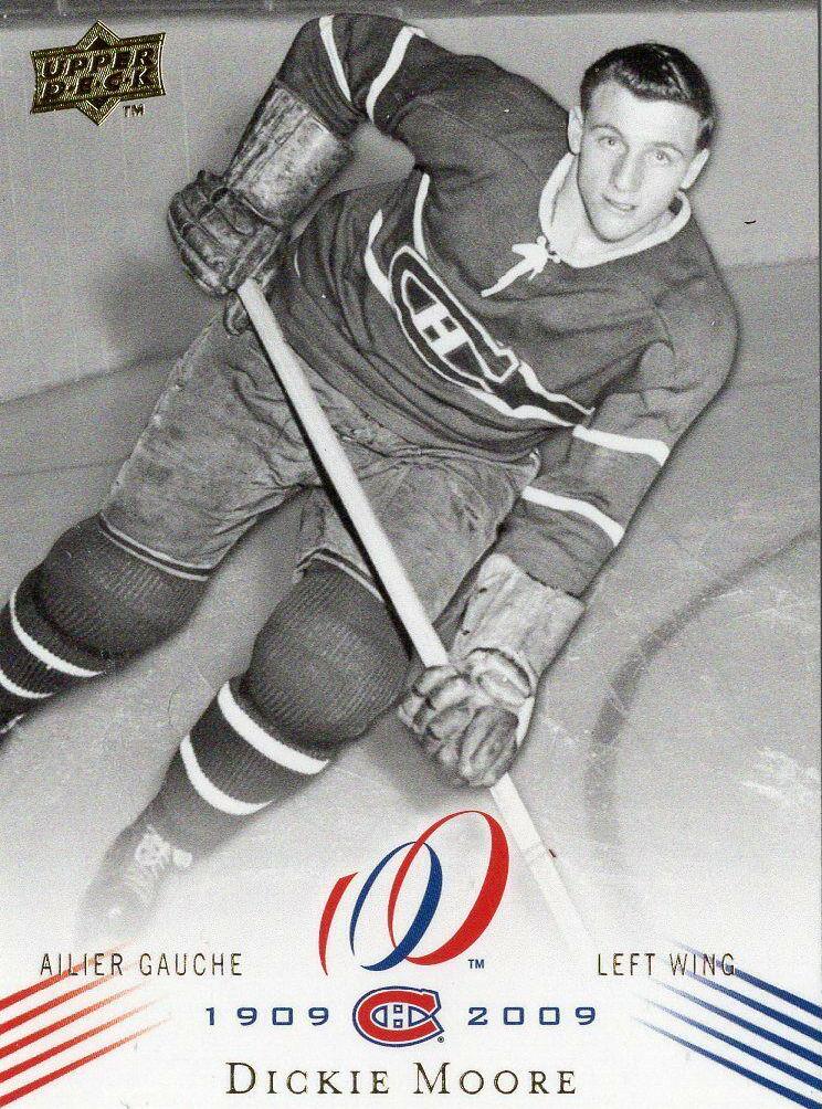 Dickie Moore #28 Hockey Cards 2008 Upper Deck Montreal Canadiens Centennial