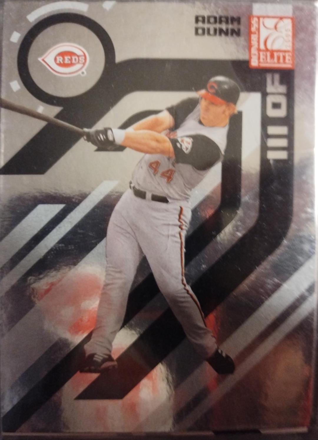 Adam dunn #47 Baseball Cards 2005 Donruss Elite