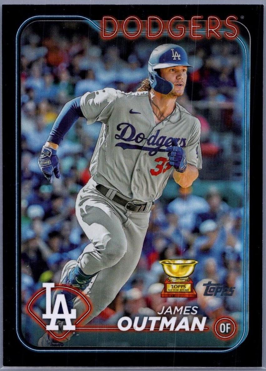 James Outman [Black] (2024 Topps)