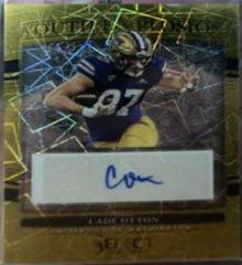 Cade Otton [Gold Lazer] #YE-COT Football Cards 2022 Panini Select Draft Picks Youth Explosion Signatures Prices