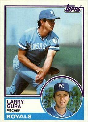 1983 Topps Larry Gura #340 card