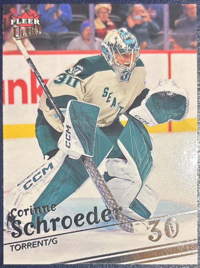 Corinne Schroeder #30 2025 Fleer Ultra Pwhl Hockey