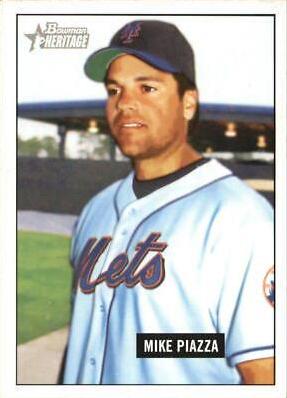 Mike Piazza #144 Baseball Cards 2005 Bowman Heritage