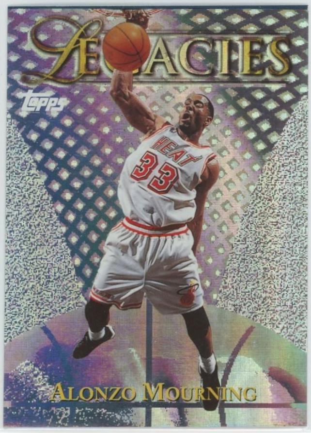 Alonzo Mourning #L4 Basketball Cards 1998 Topps Legacies