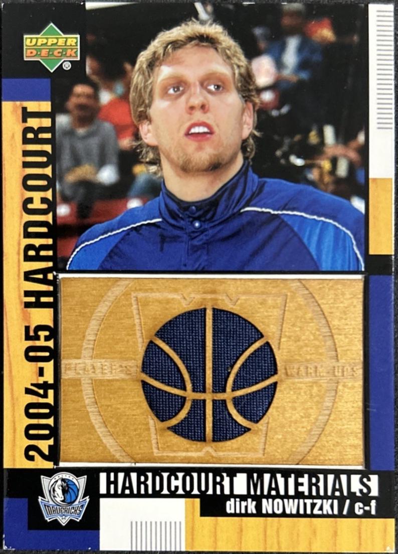 Dirk Nowitzki #HCM-DN Basketball Cards 2004 Upper Deck Hardcourt Hardcourt Materials