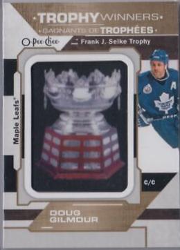 Doug Gilmour #P-19 Hockey Cards 2018 O-Pee-Chee Manufactured Trophy Winners Patches